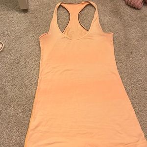 Orange lululemon tank
